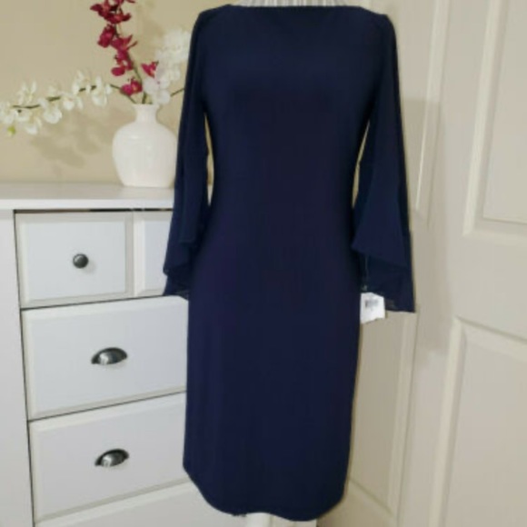 Ralph Lauren Navy Dress - Picture 2 of 7